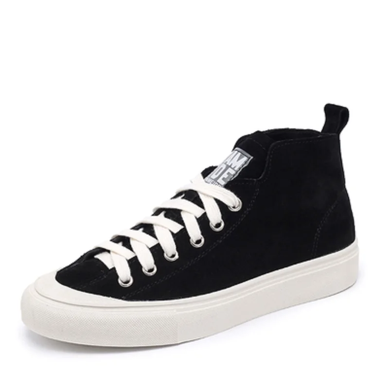 

2019 new spring and autumn high-top shoes with Martin boots female British wind small boots flat boots