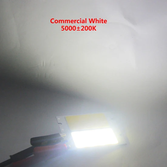 C-White 5000K Большая рекламная акция 62 мм 26 мм allcob светодиодный COB полоса moudle 12 В DC 2 Вт белый 5000K светодиодный флип-чип для лампы бар светильник - Испускаемый цвет: C-White 5000K