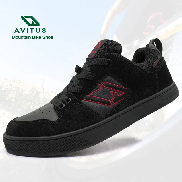 AVITUS Bike Shoes Men Sneakers Rubber Sole+Shoelace Flat Pedal Zapatillas MTB Shoe For Freerider Enduro Cycling Shoes _ - AliExpress Mobile