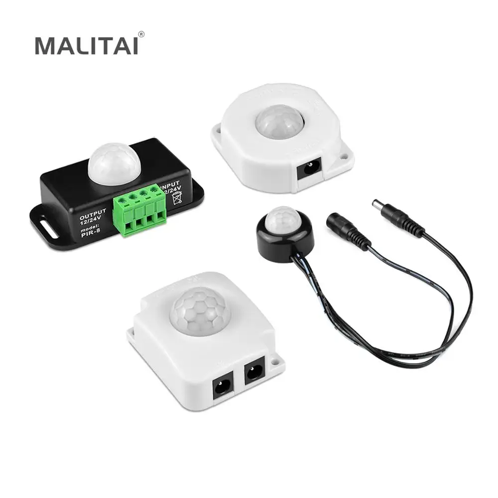 

PIR Motion Sensor Switch 12V - 24V Smart Auto ON/OFF light Switch DIY USB Sensor LED Strip light tape Neon RGB Ribbon