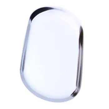 

Fruit Plate Metal Organizer Snack Dish Platter Kitchen Decoration Jewelry Storage Stainless Steel Home Oval Tray Serving