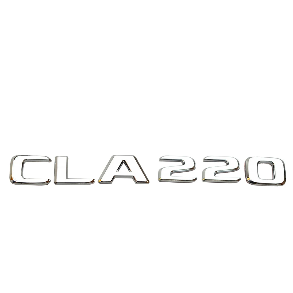 CLA180 CLA200 CLA220 CLA250 CLA260 задний багажник письмо эмблемы Стикеры 3D для Mercedes Benz AMG CLA