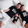 Funny Family Matching T-shirts Summer Cotton Matching Mom Dad and Kids Shirts Baby Bodysuits Family Picture Outfits Gift Clothes 2