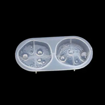 

Round Moon Planet Cosmic Stony Meteorite Pendant Resin Mold Jewelry Making Tools Handmade Resin Epoxy Jewelry Mold