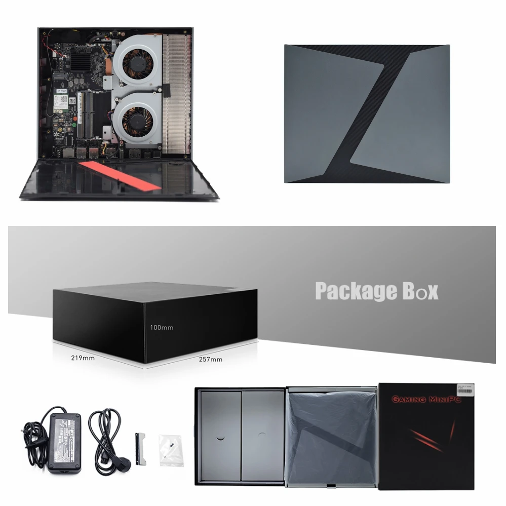 Mini gaming PC computer intel i9 8950HK gamer computador 6 core windows 10 NVIDIA graphic card GTX1650 fashion design wifi BT