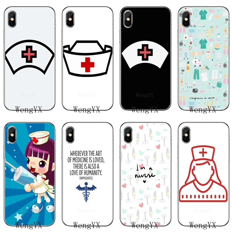 

cute nurse cap girl For Xiaomi Mi 9 8 SE Pro A1 A2 Lite 6 6X 5 5s 5x note mix 2s max 2 3 Accessories phone case