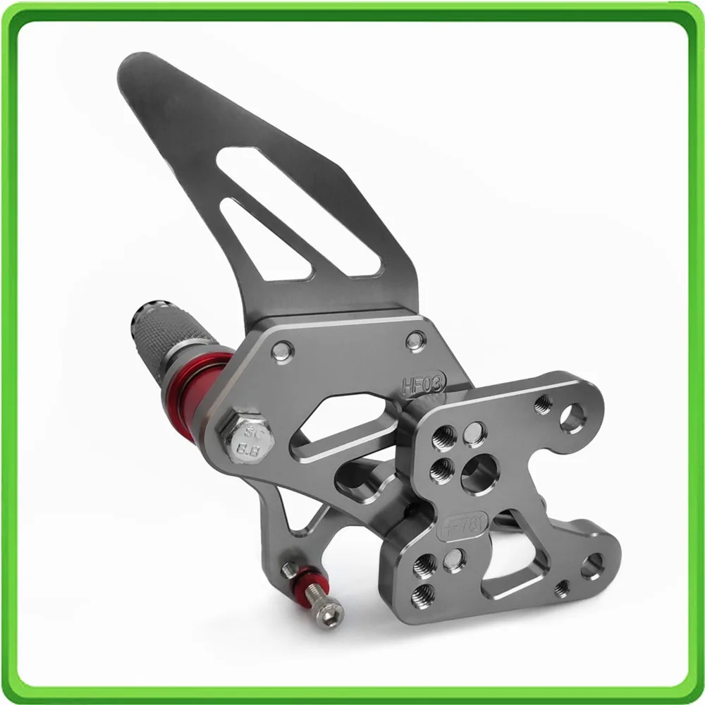 Rearsets rear set sets footrest foot rest pegs pedal for Yamaha FZ1 2006 2007 2008 2009 2010 2011 2012 2013 2014 2015 2016 (4)