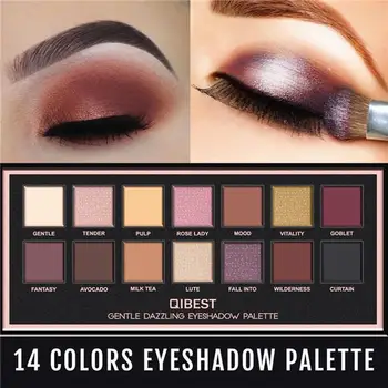 

14 Colors Eyeshadow Pearlescent Matte Eye Shadow Low-key Luxury Flannel Eye Shadow Palette Makeup Set