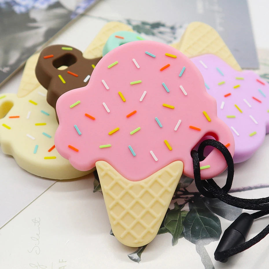 Itymama 10pc Ice Cream Silicone Teether Infant baby teething toys for newborns DIY Stroller Accessories baby teether BPA free Itymama 10pc Ice Cream Silicone Teether Infant baby teething toys for newborns DIY Stroller Accessories baby teether BPA free