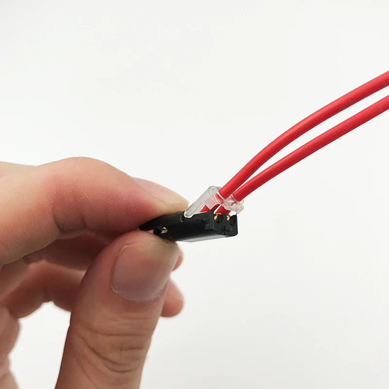 10 шт. 2pin вставной пружинный проволочный замок на скотче разъем для 22-20AWG провода быстрого сращивания соединительный кабель обжимные клеммные блоки