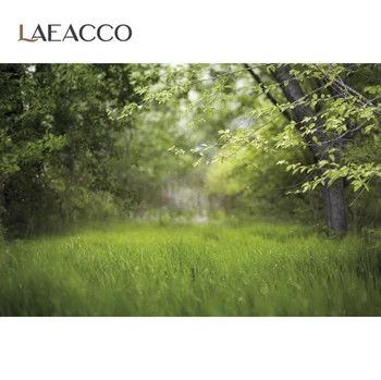 

Laeacco Green Backgrounds For Photography Spring Grass Tree Lawn Party Outdoor Picnic Scene Photography Backdrop Photo Studio