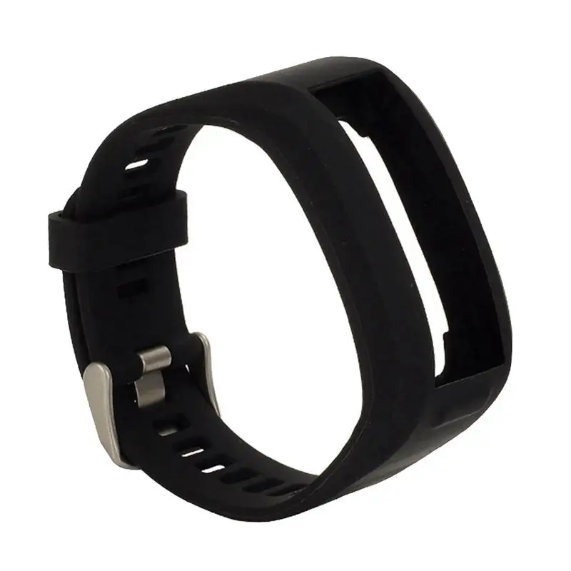 

Replacement Silicone Band Strap Bracelet for Garmin Vivosmart HR, All In One (No Tracker, Replacement Bands Only) (Black)