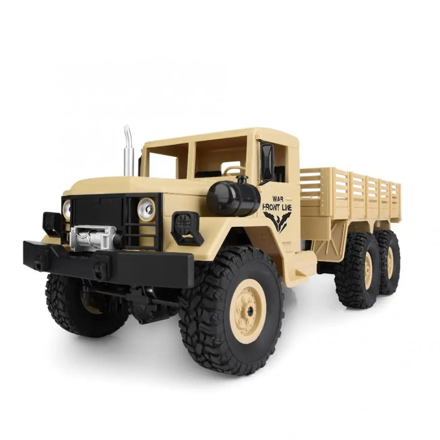 JJRC Q63 1/16 2,4G 6WD внедорожный военный грузовик гусеничный RC автомобиль щеточный мотор игрушки дистанционного управления