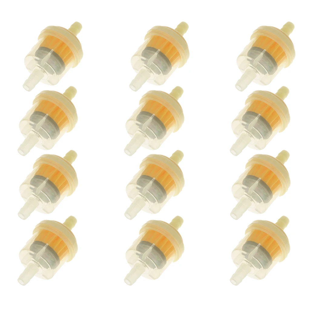 12pcs 8mm Universal Small Inline Petrol Fuel Filter for Motorcycle ATV 12pcs 8mm Universal Small Inline Petrol Fuel Filter for Motorcycle ATV