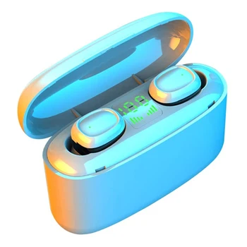 

Call Music Wireless Earphone Phone Holder Running Waterproof Bluetooth 5.0 Voice Assistant Power Display Noise Cancelling Stereo