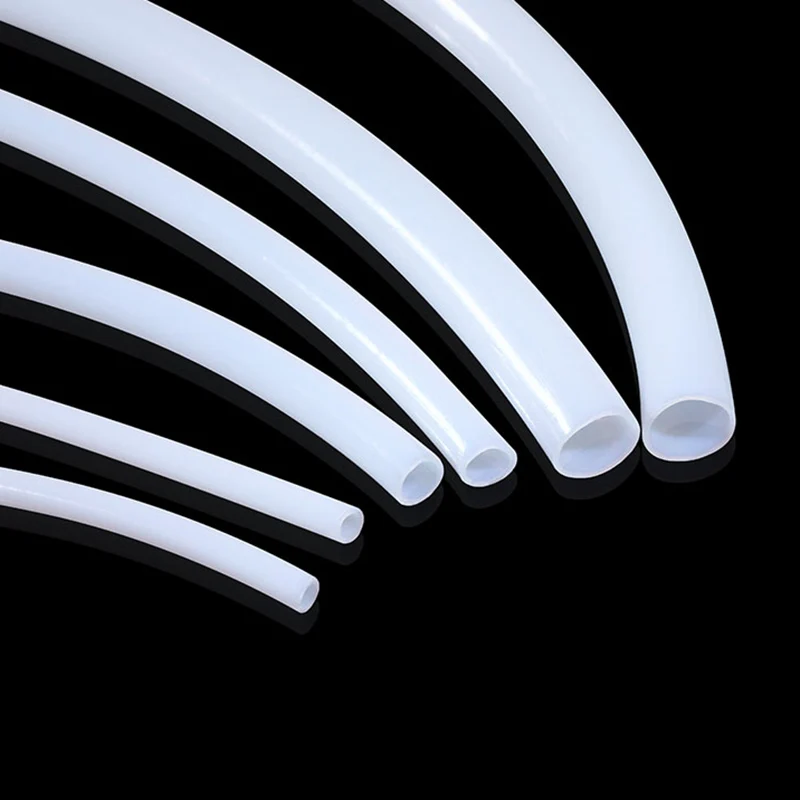 PTFE Tube 1mm-18mm ID White PTFE Flexible Soft Hose Tube Pipe
