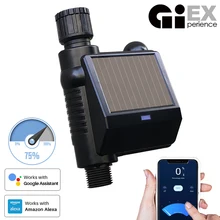 WIFI Smart Watering Timer Ball Valve Garden Irrigation Controller Adjustable Flow Rate Water Support google assistant & Alexa