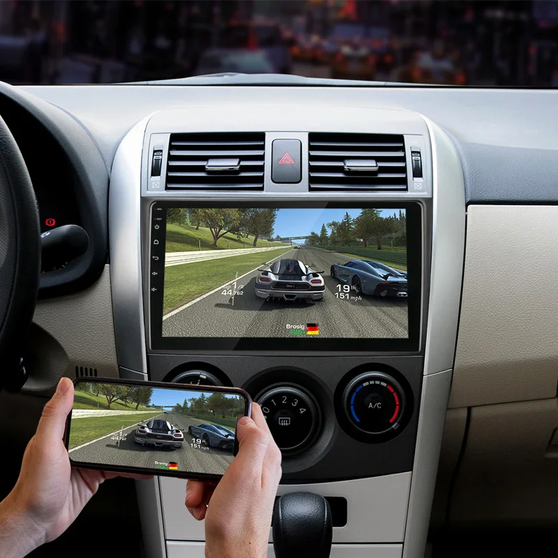 Jansite RDS 9 &quotАвтомагнитола Android для Toyota Corolla 2006 2013 DSP сенсорный экран gps навигация