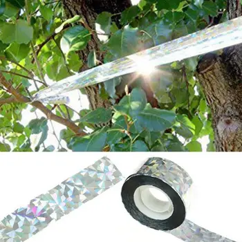 

80M 2.4/ 4.5cm Anti Bird Tape Bird Scare Tape Audible Repellent Fox Pigeons Repeller Ribbon Tapes For Pest Control #