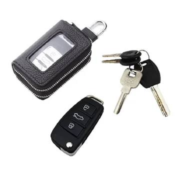 

Leather Car Key Bag Case Covers Wallet For AUDI BENZ HONDA BUICK CADILLAC CHEVROLET CITROEN DODGE FIAT FORD