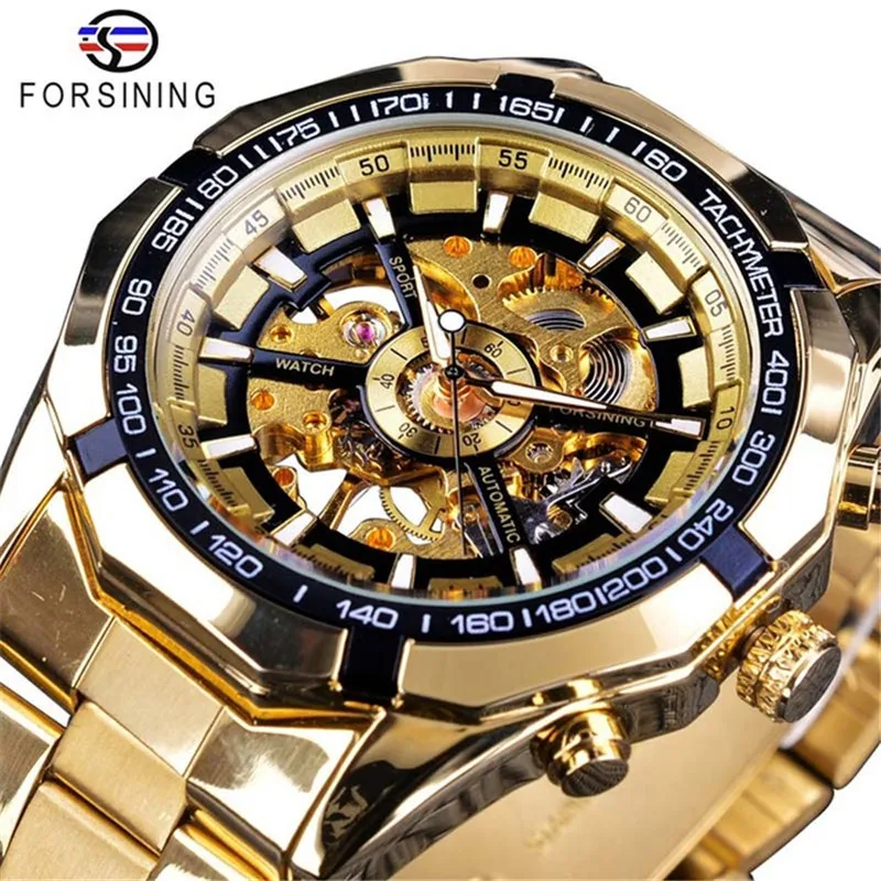 

men's fashion leisure movement watch military hollow calendar luminous automatic mechanical watch