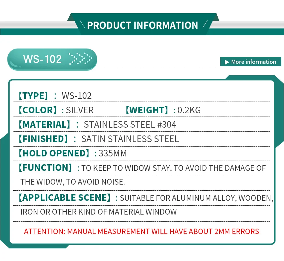 335mm-Stainless-Steel-#304-Security-Window-Latches--Window-Stay--Wind-Brace_17