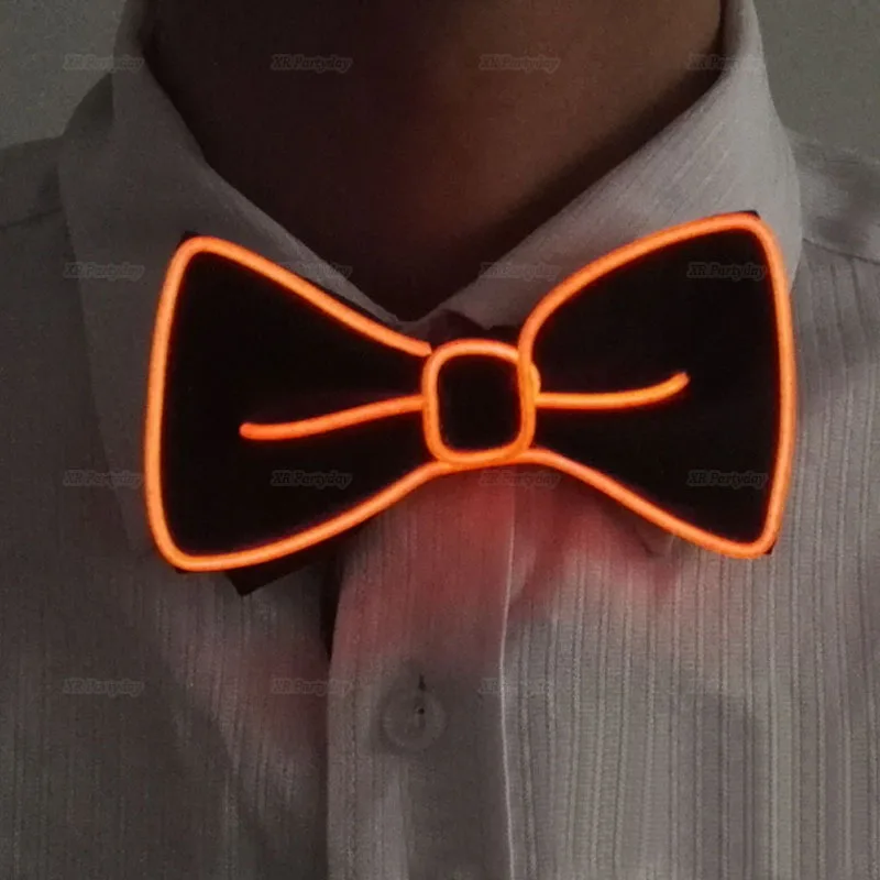 orange bow Светодиодный с подсветкой светящиеся Шляпы Топ джазовая шляпа Кепка фестиваль праздник маскарадный реквизит светящаяся, для клуба вечерние кепки navidad Рождество - Цвет: orange bow