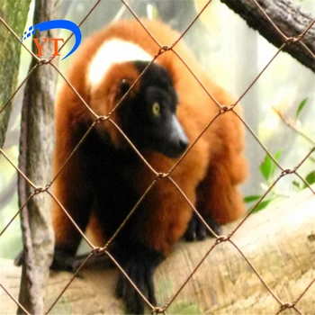 

Anti-rust SS 304 rope mesh for zoo