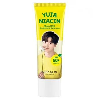 

SOME BY MI Yuja Niacin Mineral 100 Brightening Suncream SPF50+PA++++ 25ml Anti-Aging Oil-control Moisturizing Whitening SunCream
