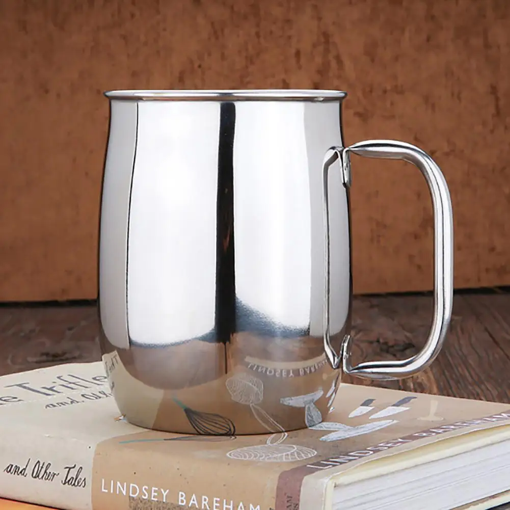 

1000ml Large Capacity Stainless Steel Coffee Beer Mug Double Wall Water Cup With Handle Portable Water Cup Beer Drinkware