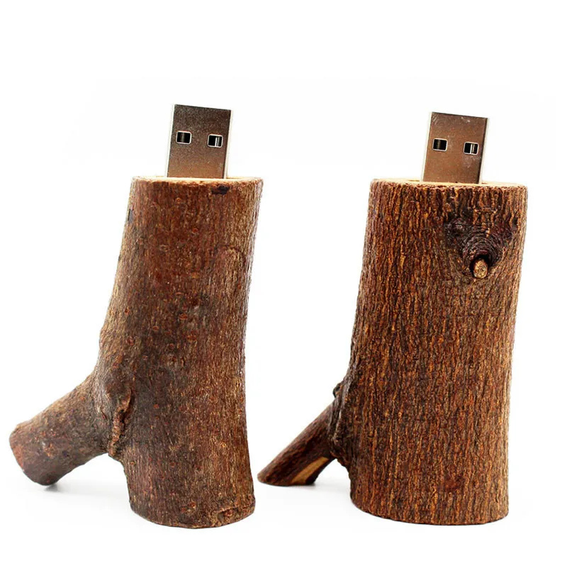 USB флеш накопитель TEXT ME в деревянной ветке 4 ГБ 8 16 32 64 2 0 U диск|u disk|64gb pen driveusb flash drive