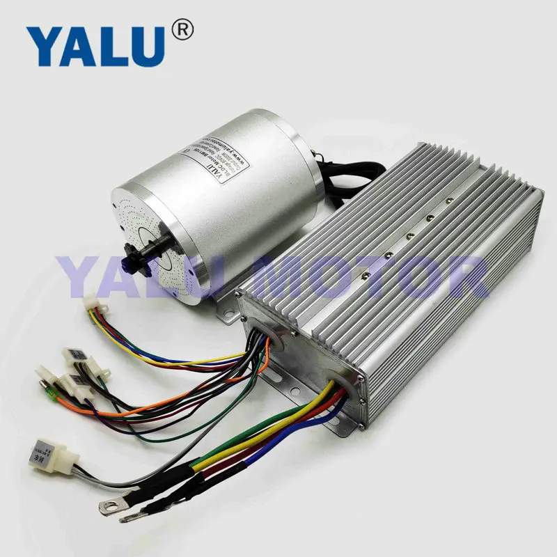 Sale YALU BM1109 2500W 60V Brushless Electric Battery powered wheels car Driver Engine BLDC Motor For Go-cart Mobility Scooter Kit 5