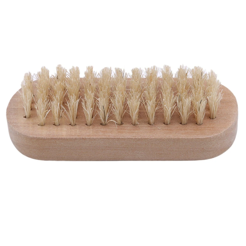 1PC Nail Brush Natural Boar Bristle Beard For Men Bamboo Face Massage That Works Wonders To Comb Beards and Mustache | Красота и