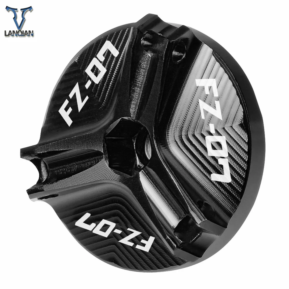 For Yamaha FZ07 FZ 07 2015 2016 2017 2018 Motorcycle Accessories Aluminum Motorbike Engine Oil Cup Plug Sump Cap Cover Engine