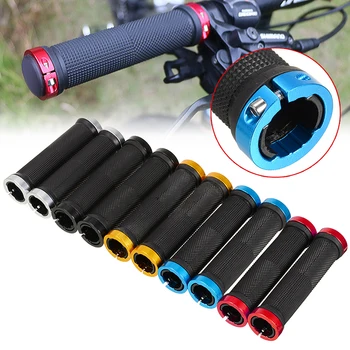 

Bicycle Grips 1Pair Gripshift MTB Cycle Bicycle Handlebar Cover Grips Lock-on Fixed Gear Rubber Cycling Handlebar Accessories