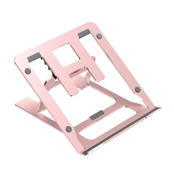 

Bedroom Universal Aluminium Alloy Foldable Portable Adjustable Height Home Reading Ergonomic Anti Slip Office Laptop Stand