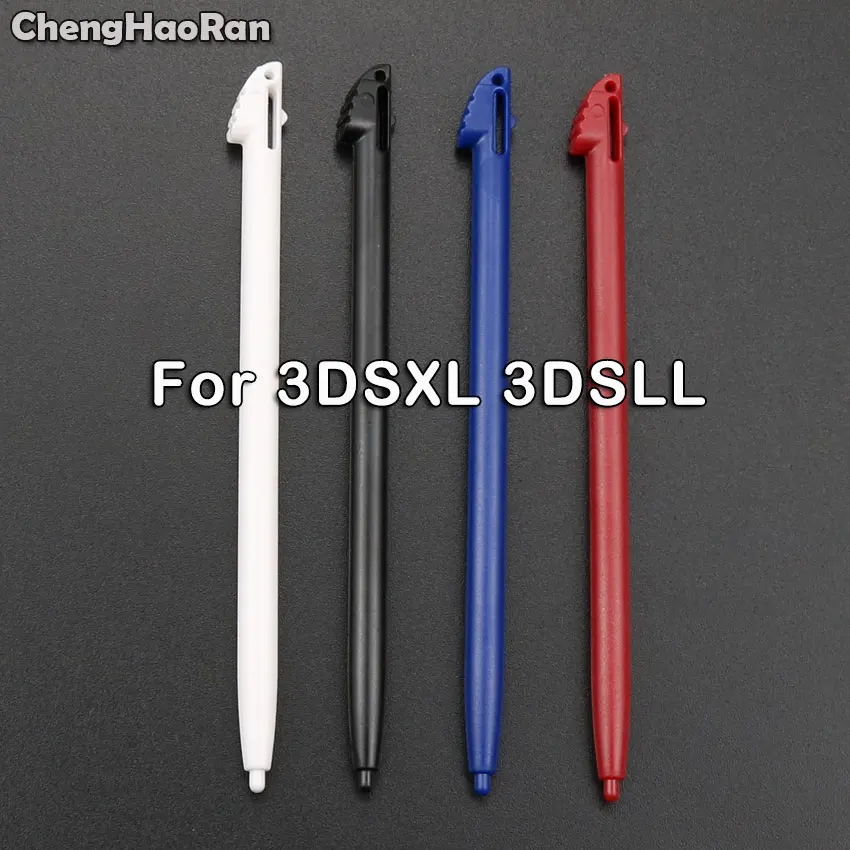 

ChengHaoRan 4pcs Replacement Black White Red Blue Stylus For Nintendo 3DS XL LL 3DSLL 3DSXL Touch Screen Stylus Pen