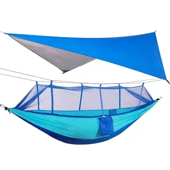 

Portable Outdoor Camping Jungle Swing Hammock Mosquito Net Canopy Hanging Bed