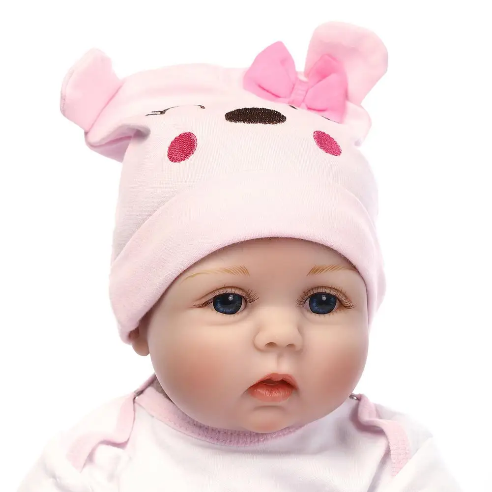 LeadingStar 55 см Милая имитирующая Кукла Reborn Baby Мягкая кукла тела игрушка Подарочный набор для детей