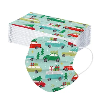 

10/20/30/40pc Facemask Kids Ear loop Mascarillas Three-layer Disposable Protective Face Mask Cover Mouth Cartoon Printing Masque