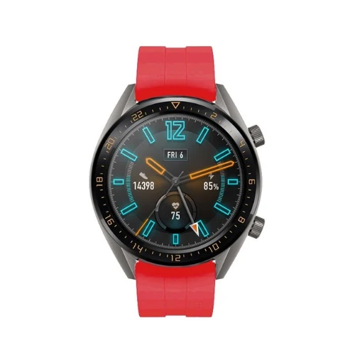 red 22 мм ремешок для часов huawei watch GT 2 42 мм 46 мм ремешок для samsung galaxy Watch 46 мм HONOR Magic Frontier amazfit официальный браслет - Цвет ремешка: red
