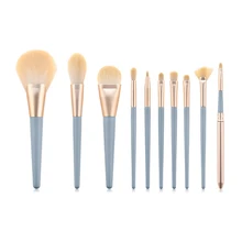 Makeup Brush Set 10 PCS Foundation Powder Eyeshadow Blush Shader Brush Highlighter Concealer Eyeliner Makeup Brushes Beauty Tool