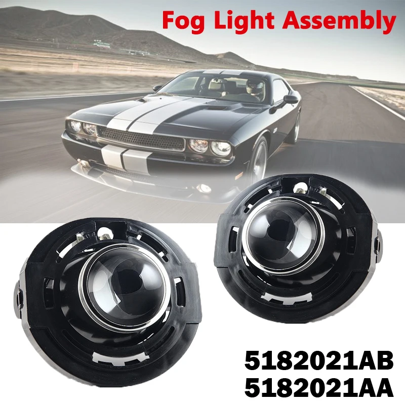 

Fog Light Assembly Front Bumper Daytime Running Lamp Fit For Chrysler/Dodge Challenger 2011 -2017/Jeep Car Accessories 5182021AA