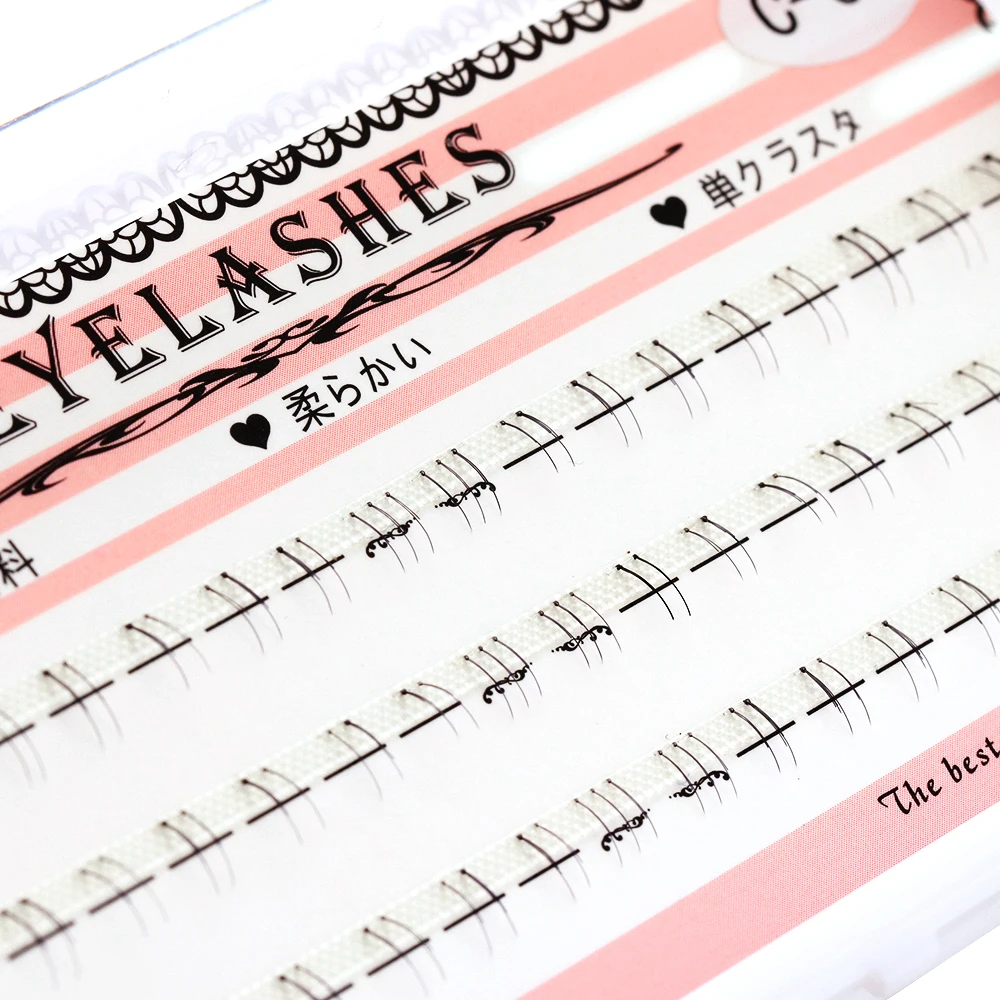 1box Segmented Makeup Lashes Lower Bottom Eyelashes Natural Handmade