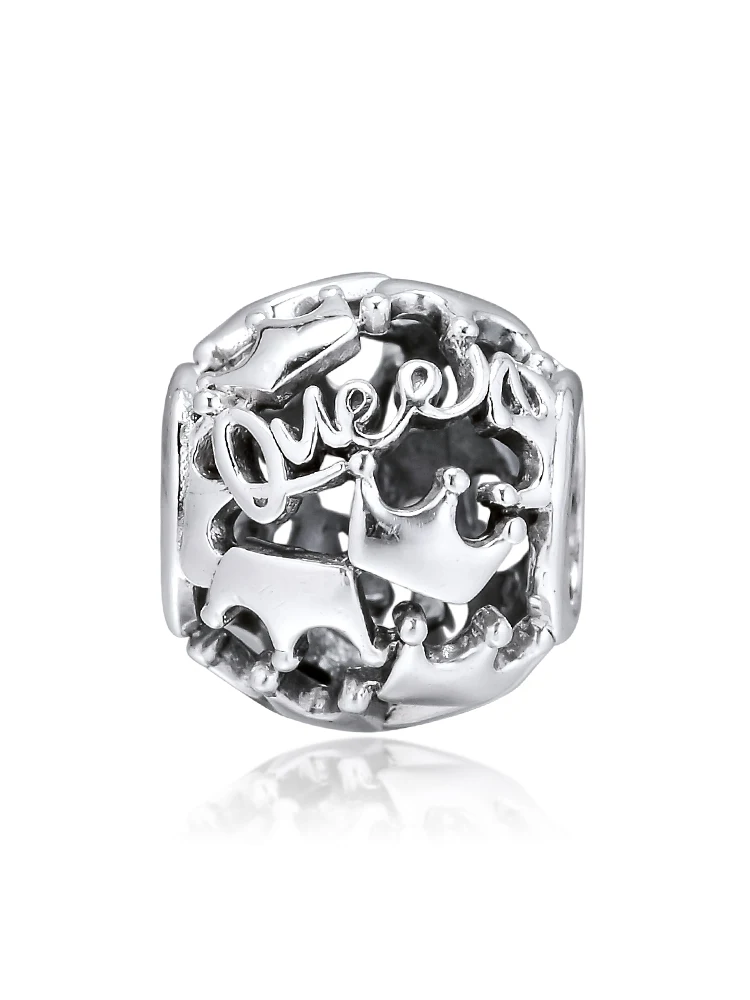 DIY Подходит для Pandora Подвески Браслеты королевские и короны бусины 100% 925 пробы