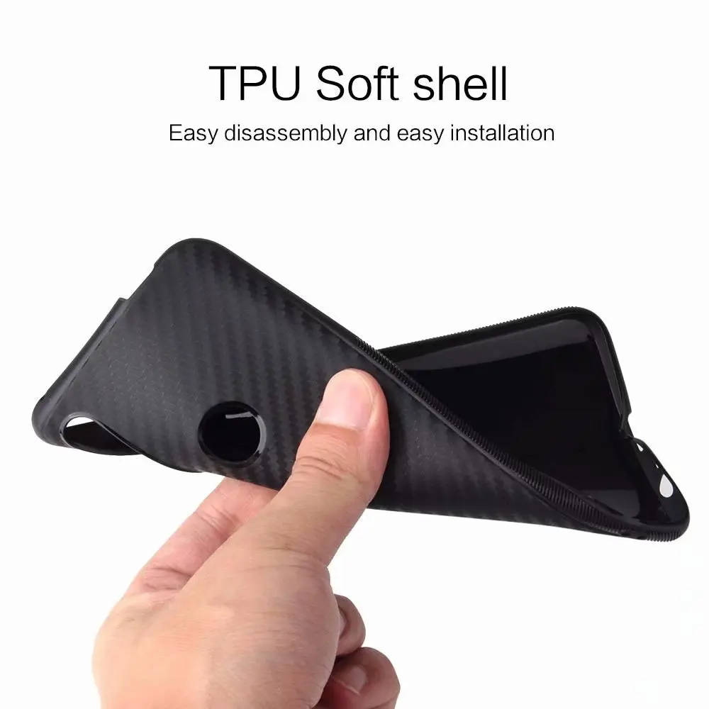 Чехол для телефона из углеродного волокна для huawei P smart Z, чехол для Fundas huawei P smart Z, мягкий чехол, Coque