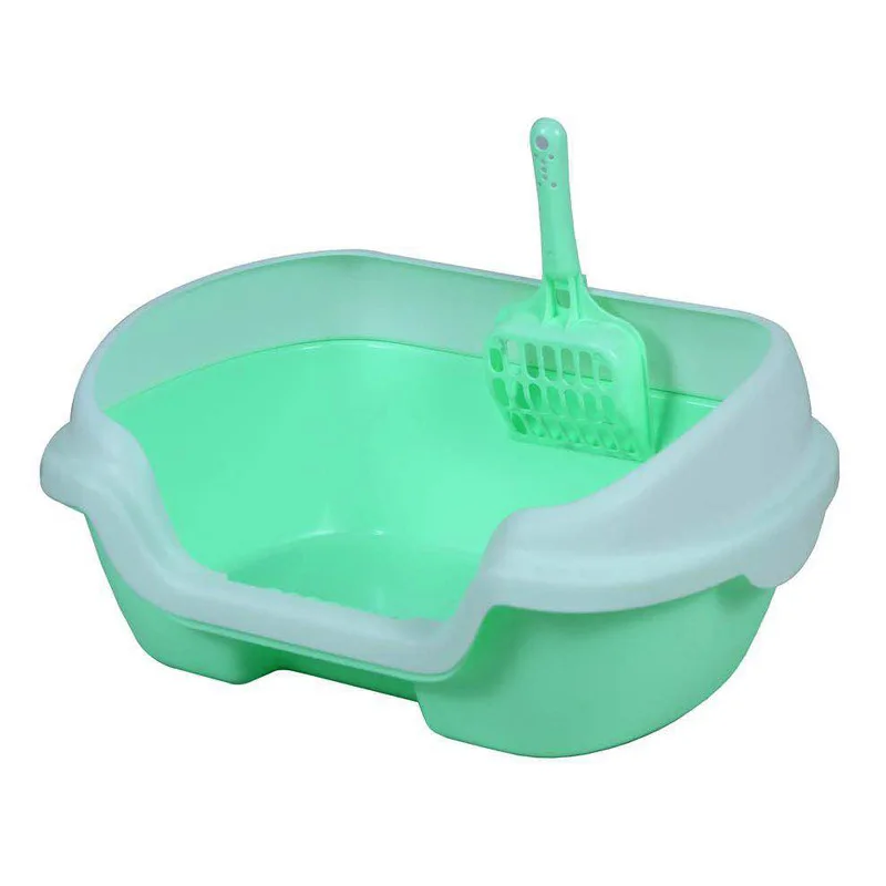 Pet Cat Toilet Semi-enclosed high fence detachable cat litter box cat toilet cleaning cat litter box training Toilet For Cats Pet Cat Toilet Semi-enclosed high fence detachable cat litter box cat toilet cleaning cat litter box training Toilet For Cats