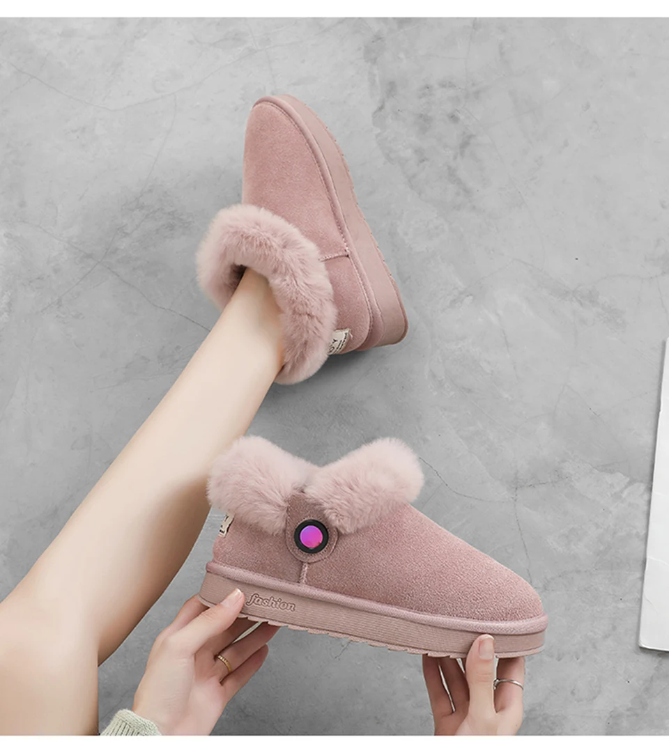 Malemonkey/ г., Size35-40 теплые зимние ботинки классические женские ботинки с круглым носком, четыре цвета