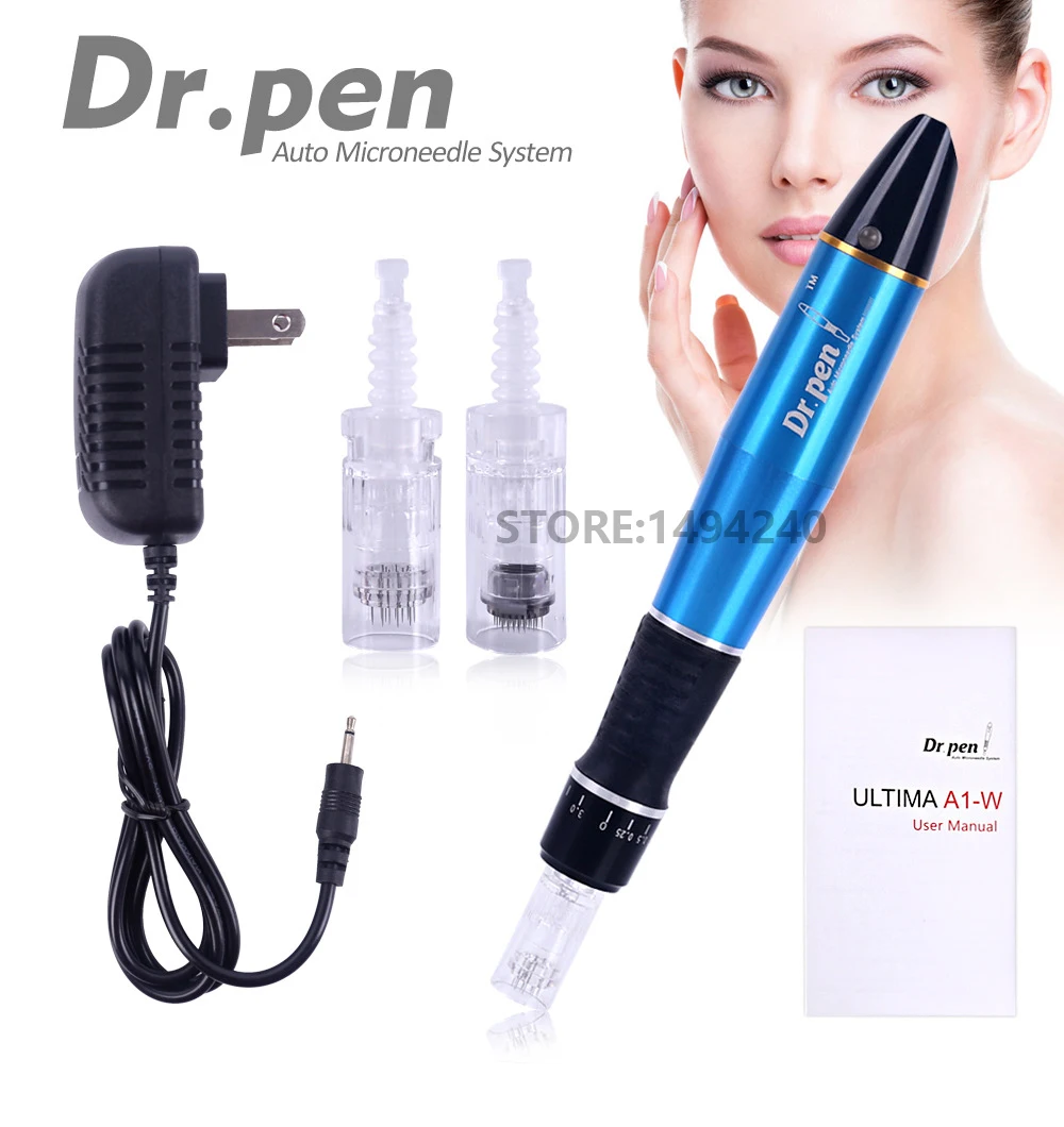 Dr.Pen Ultima A1 электрическая Дерма ручка набор инструментов для ухода за кожей микро