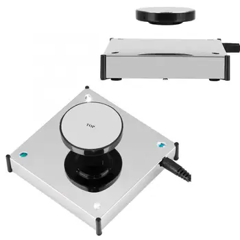 

360 Degree Rotating Magnetic Display Base Floating Show Shelf Platform LED Light Holder Mount Panel Display Base Shelf Bracket